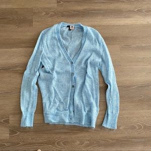 J Crew Baby Blue Cardigan